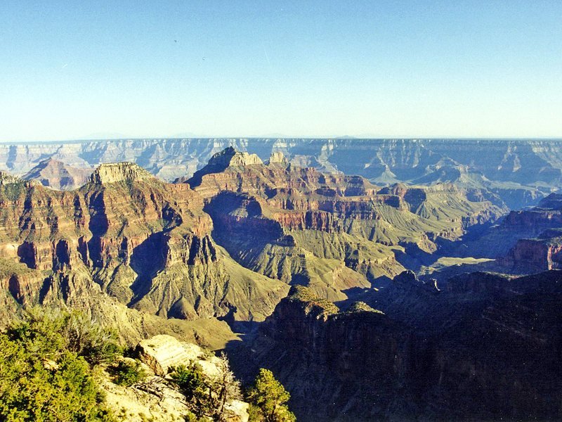Vista de las Barrancas del Cobre, en la sierra de Chihuahua